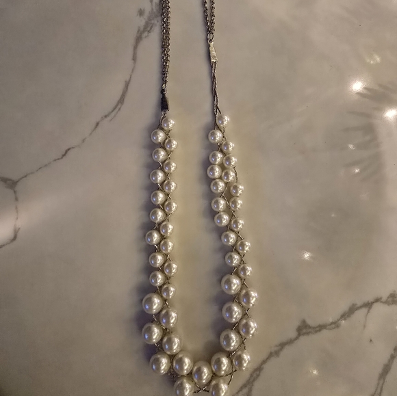 Source Unknown Jewelry - Vintage faux pearl necklace